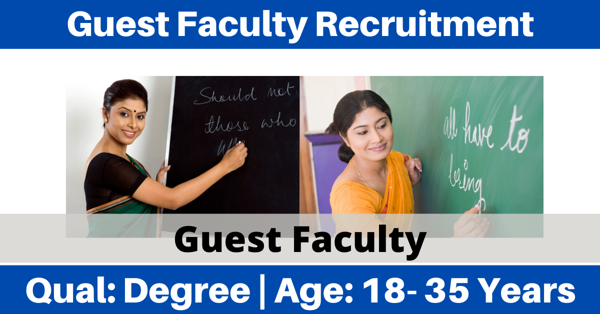 Faculty govt jobs 2024 Apply Online for Faculty recruitment notification